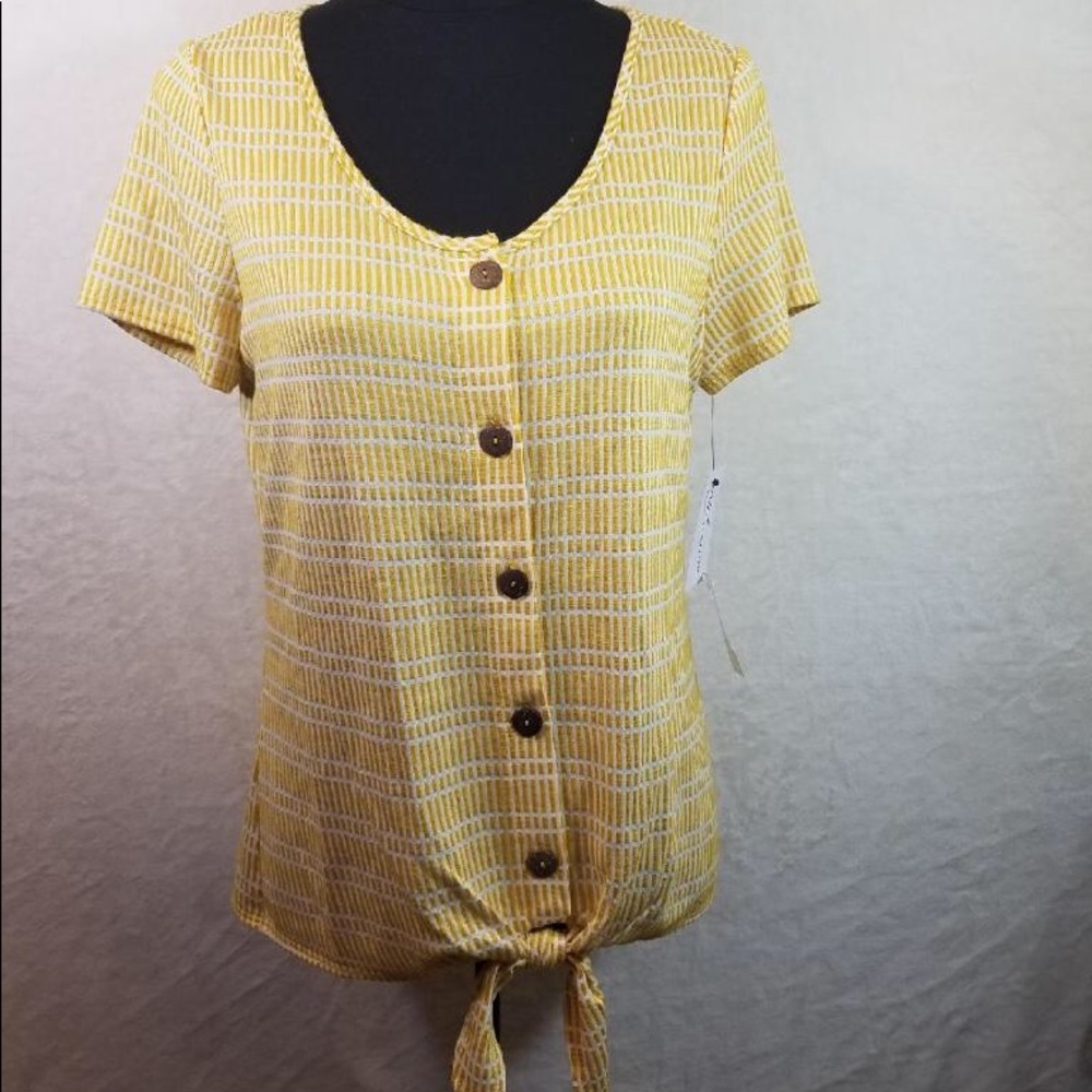 NY Collection Women’s short sleeved top size M